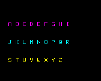 golphabet